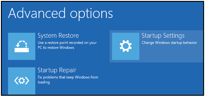 Microsoft Advanced Option