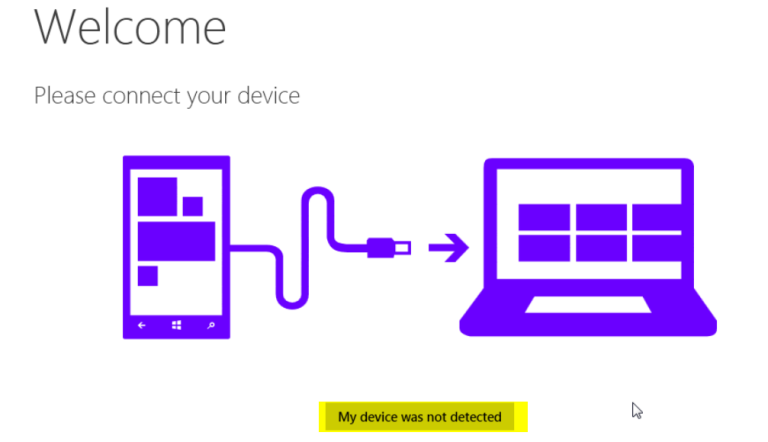 Lumia 920 Not Detected